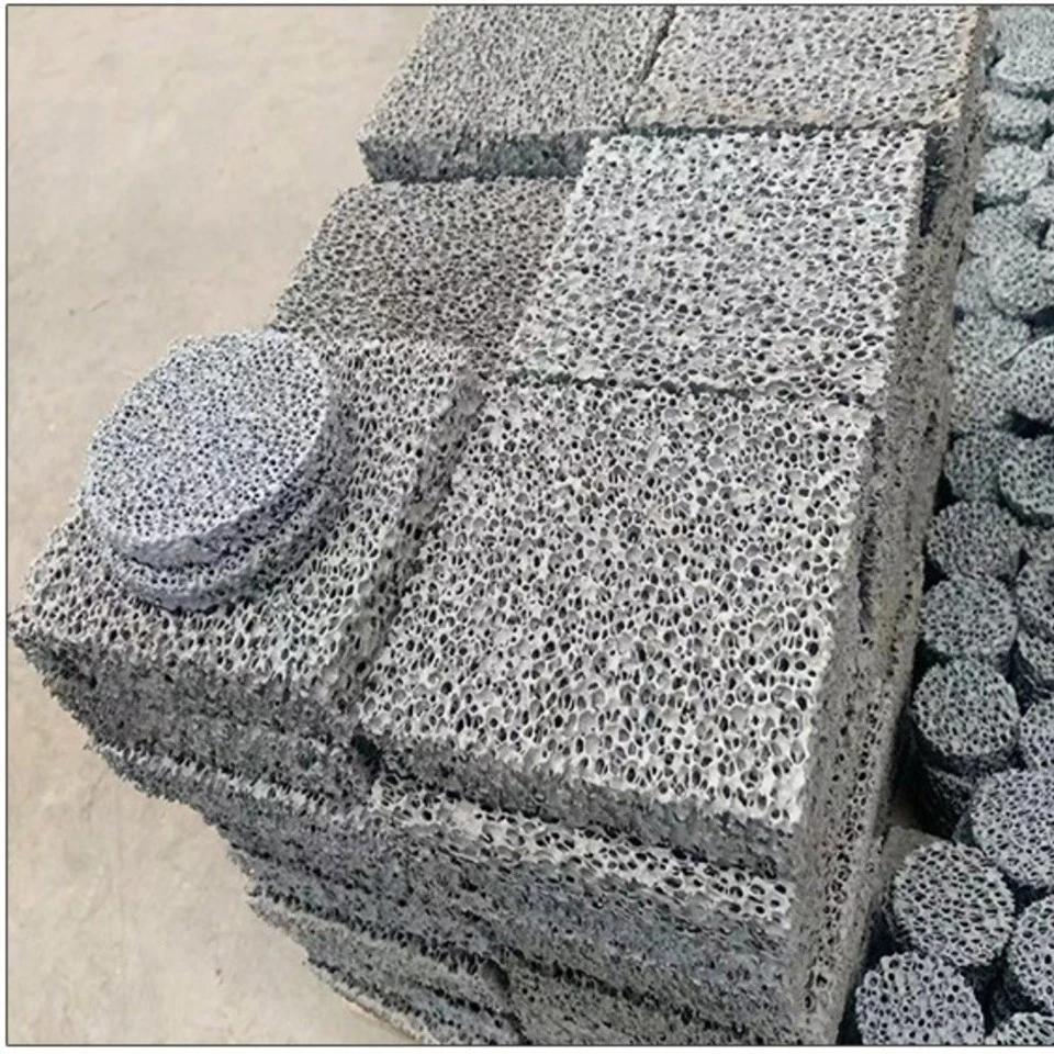 silicon carbide ceramic foam filter3